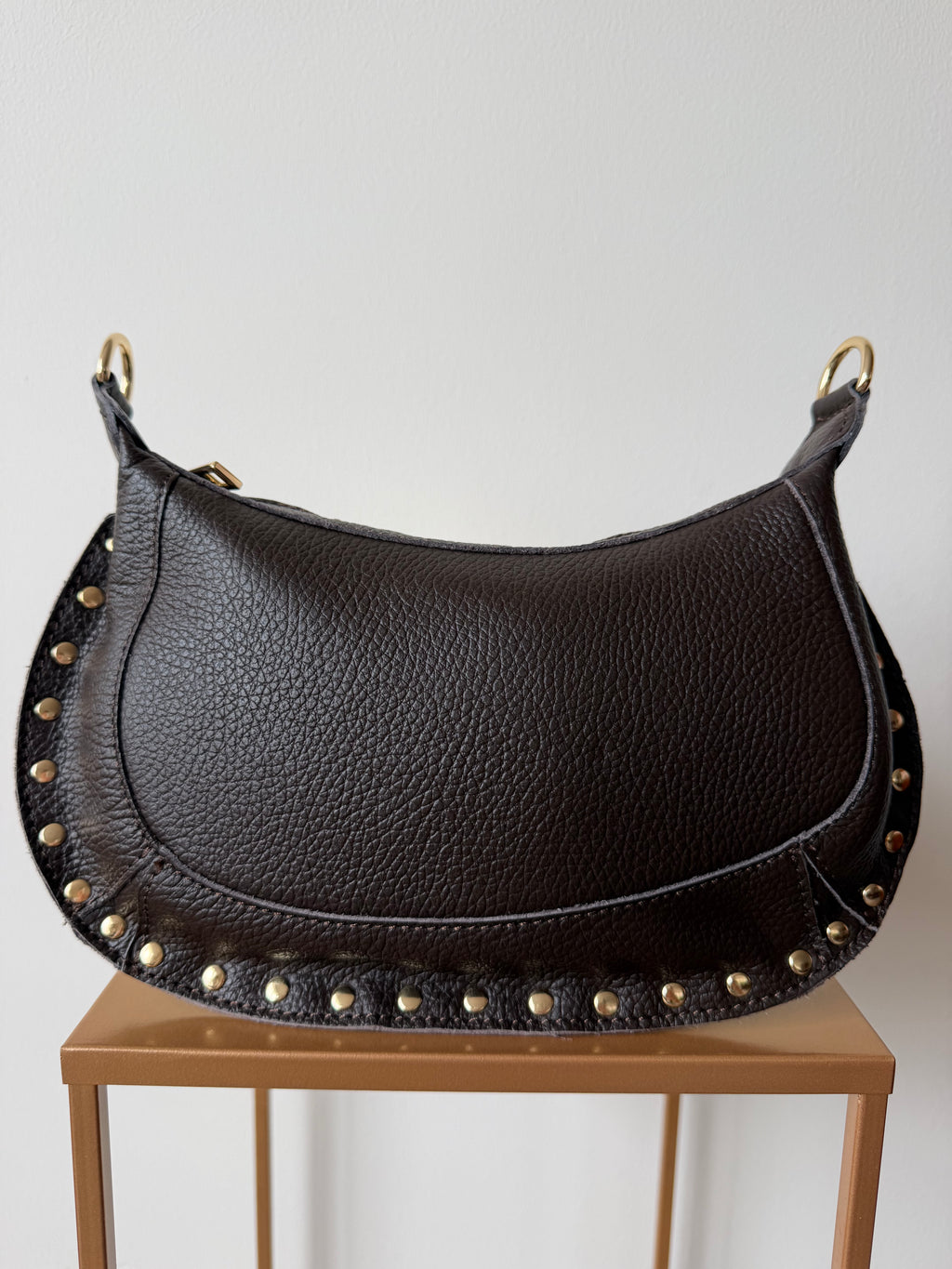 Brown mini tas