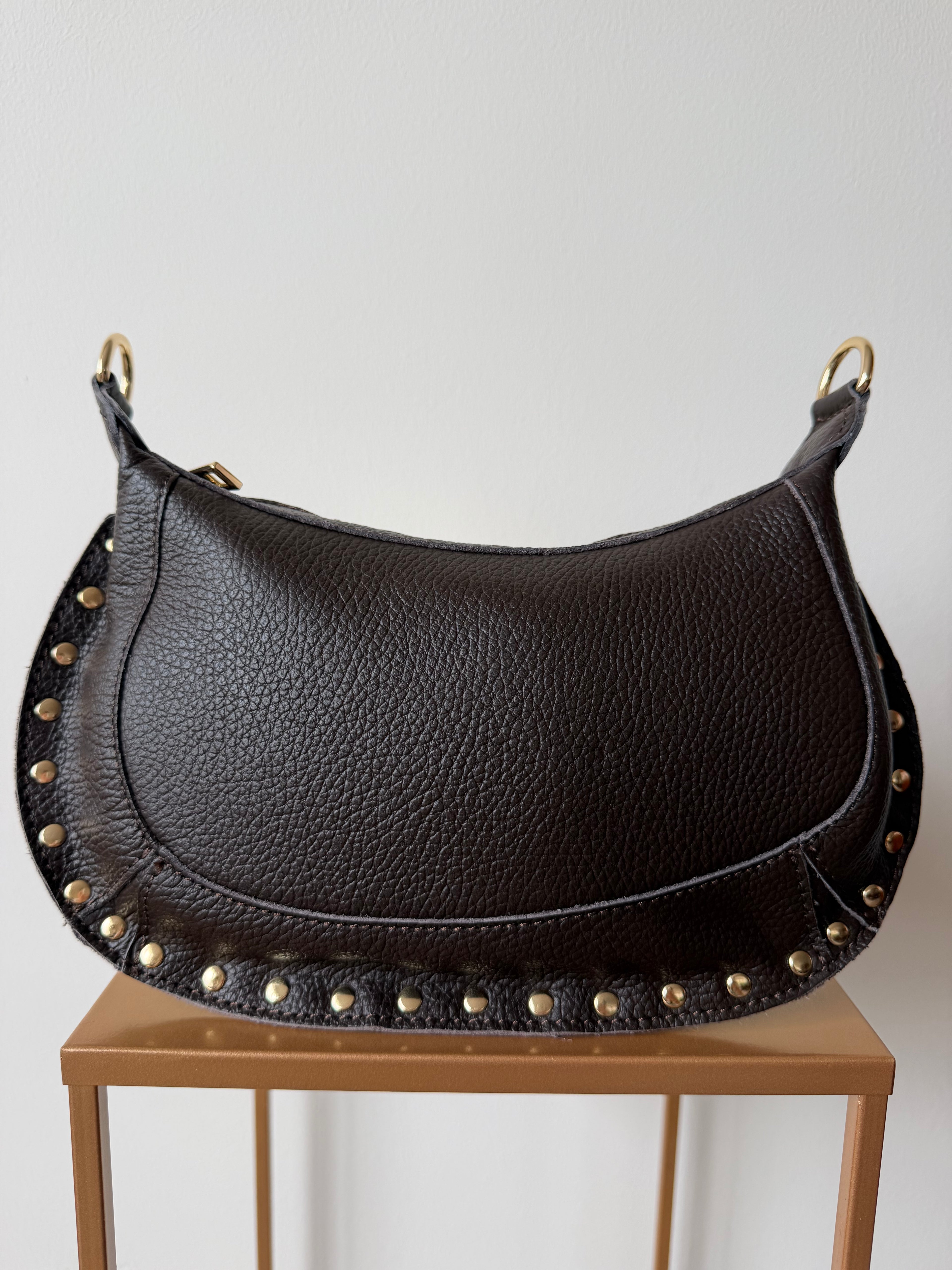 Brown mini tas