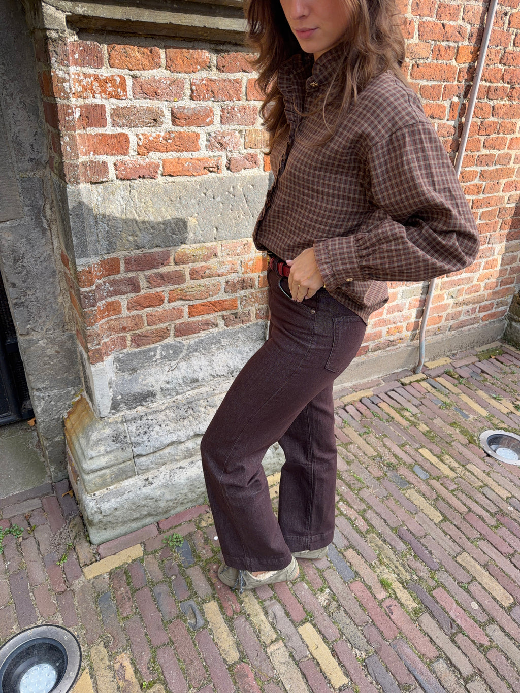 Brown spijkerbroek