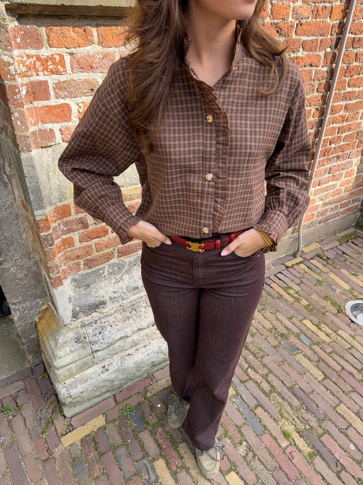 Brown spijkerbroek
